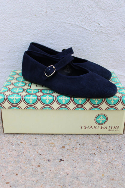 Dallas Navy Suede