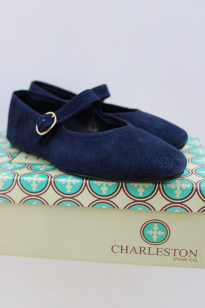 Dallas Navy Suede