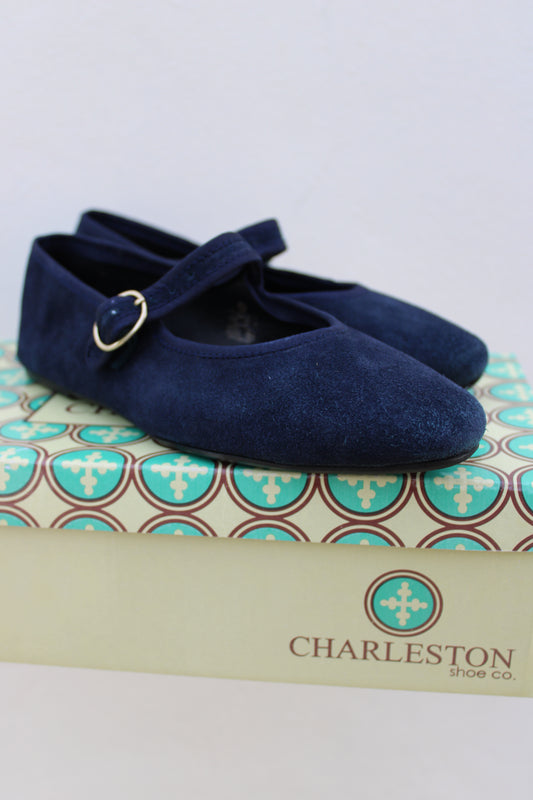 Dallas Navy Suede