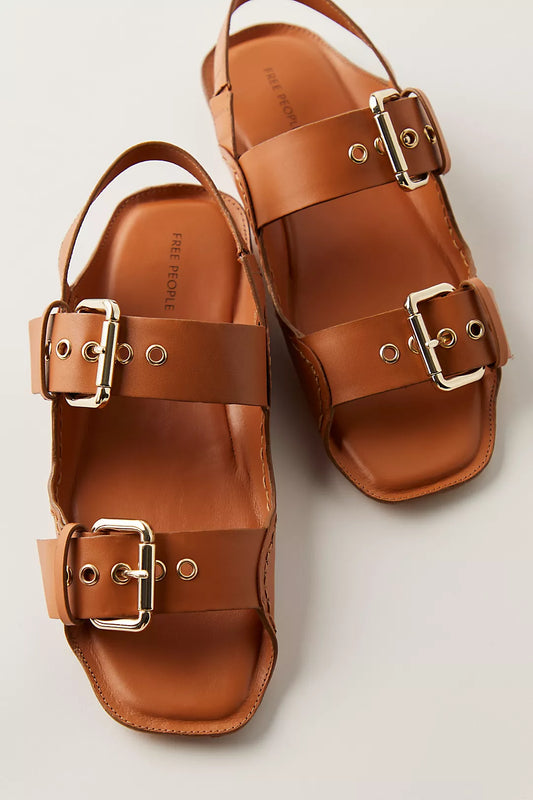 Blossom buckle sandal
