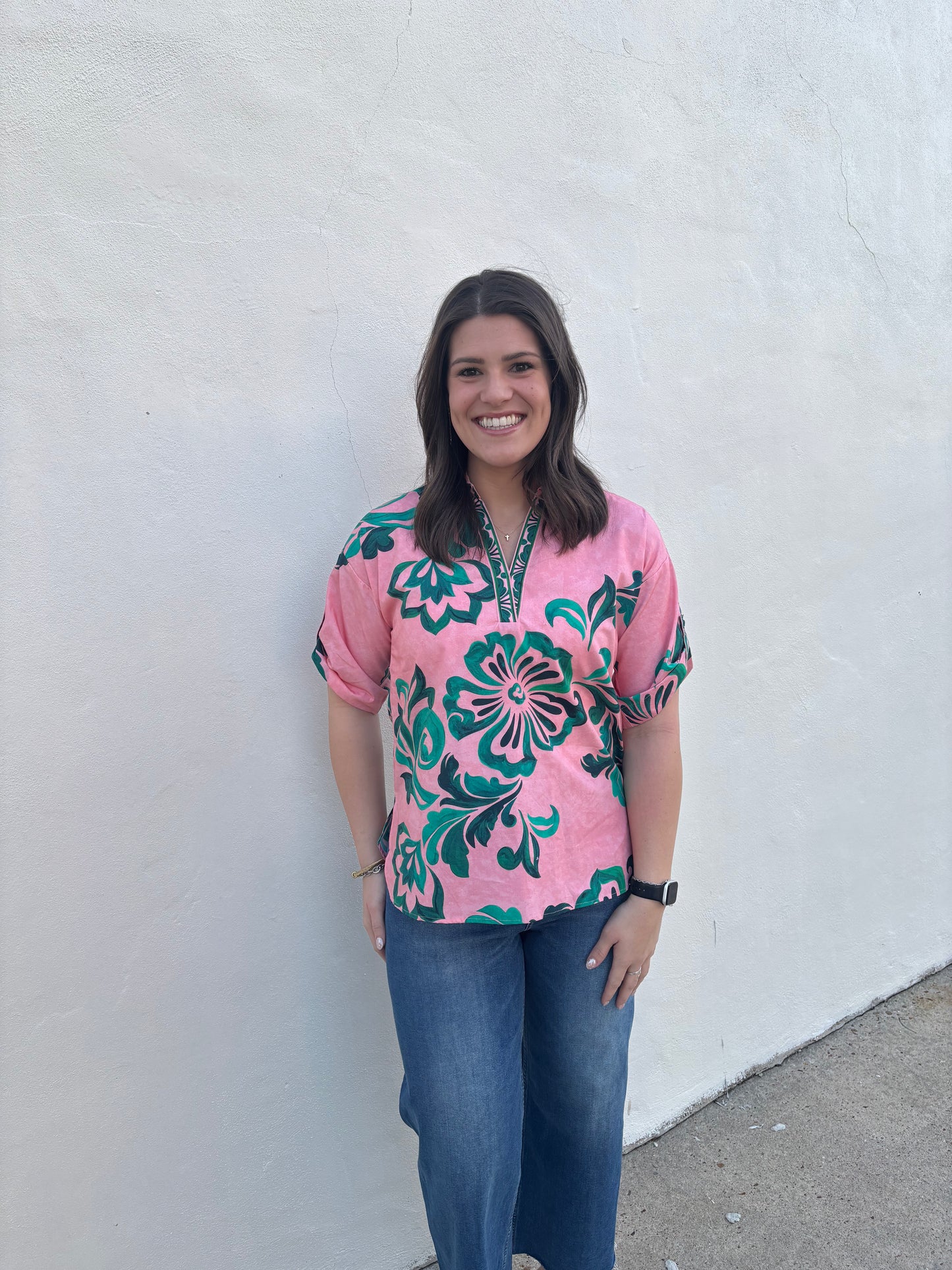 Giselle Emerald Blush Top