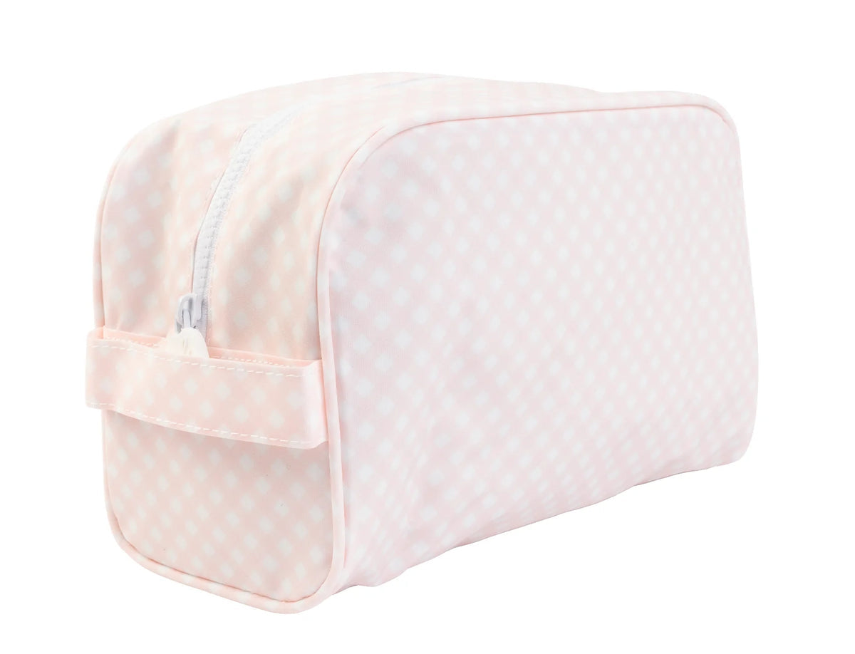 The Dopp Kit in Pink Gingham