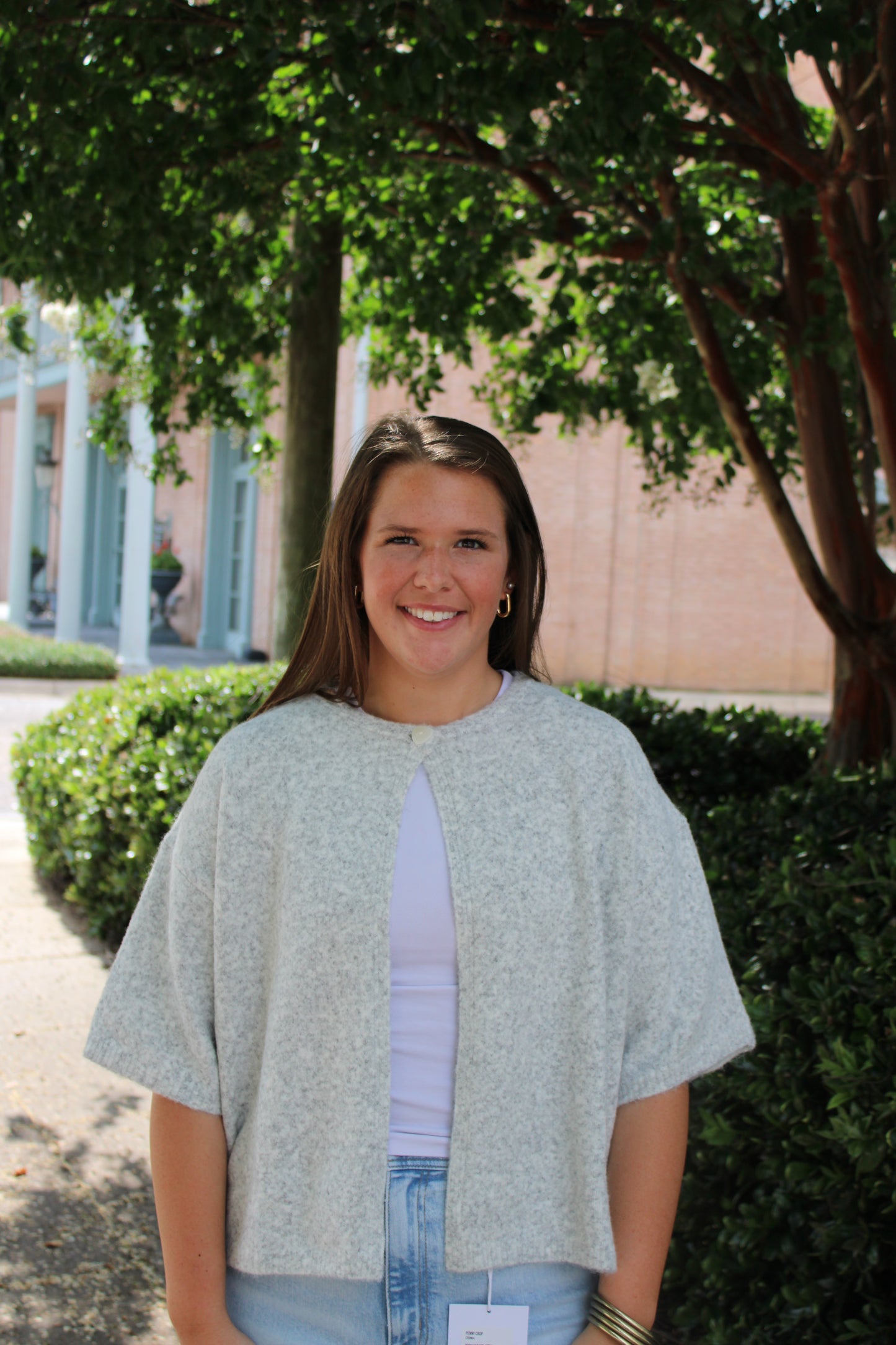 Heather Grey Cardigan