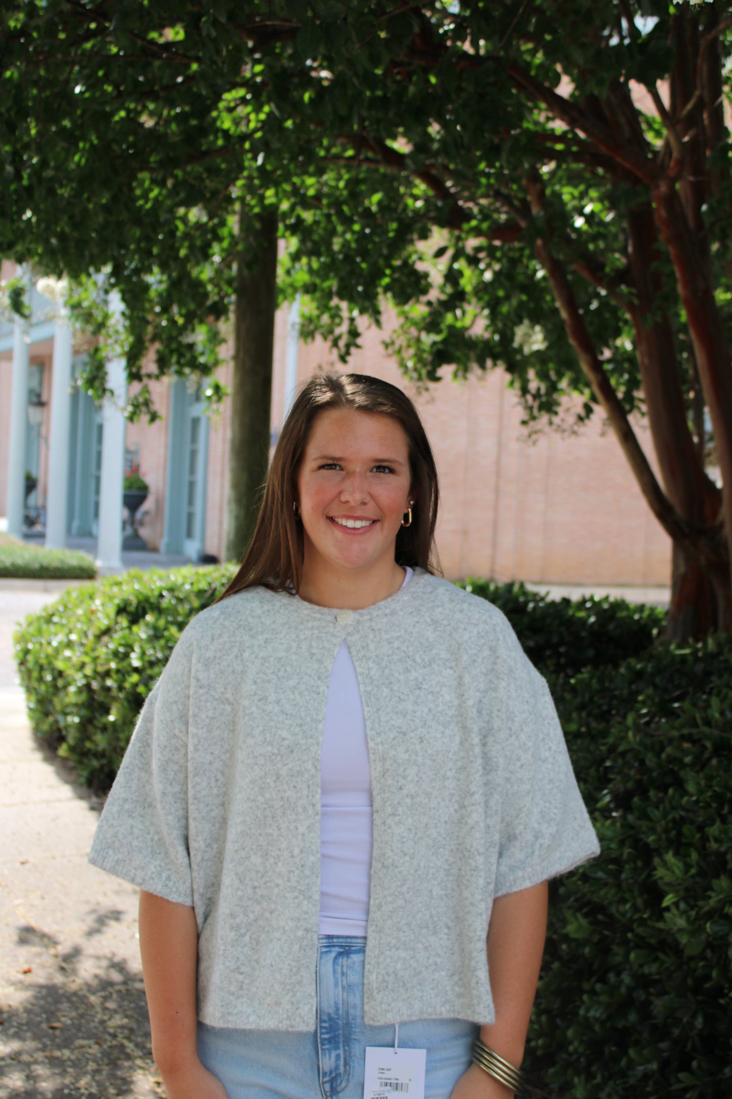 Heather Grey Cardigan