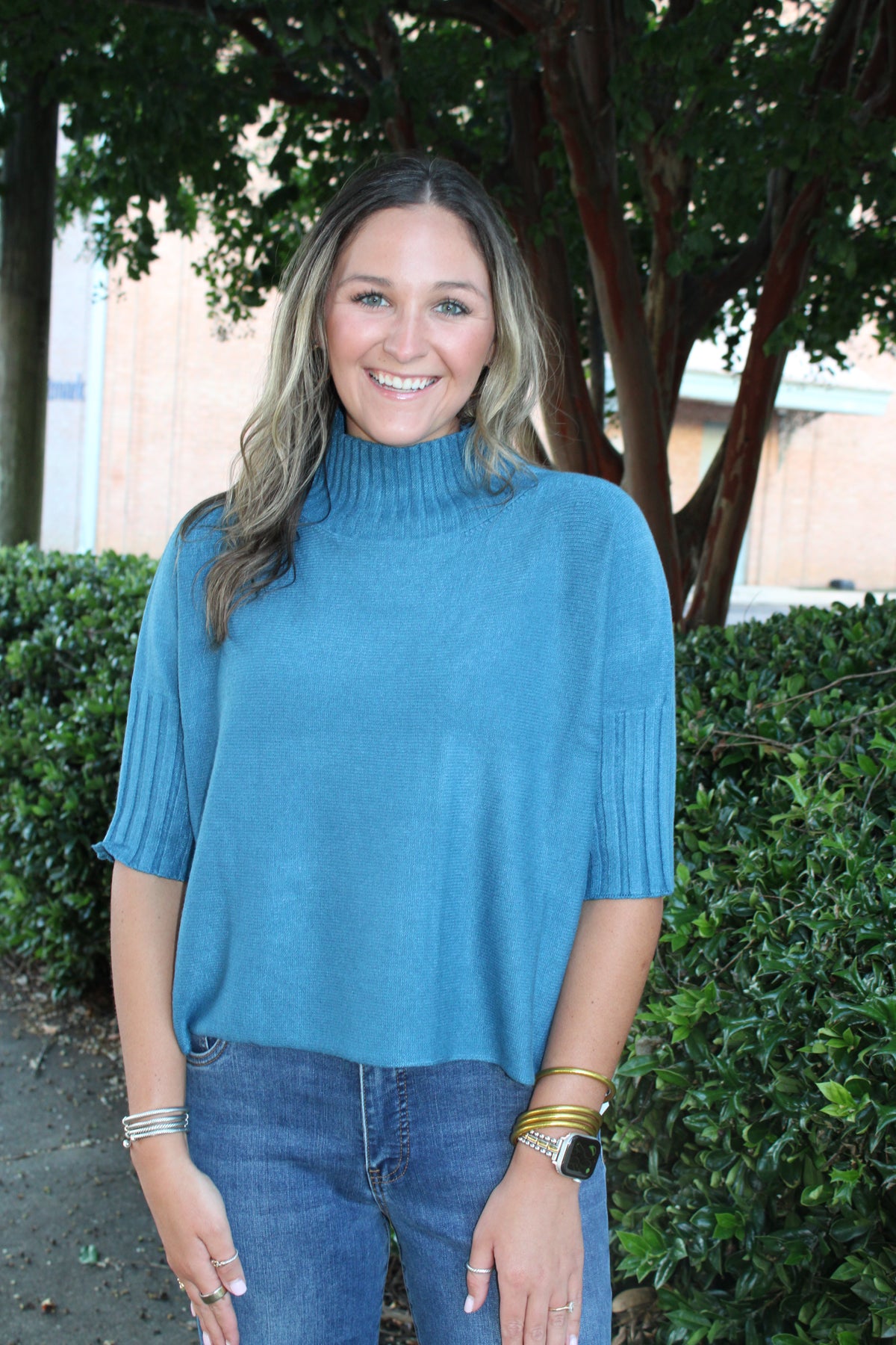 Maple Turtleneck Teal