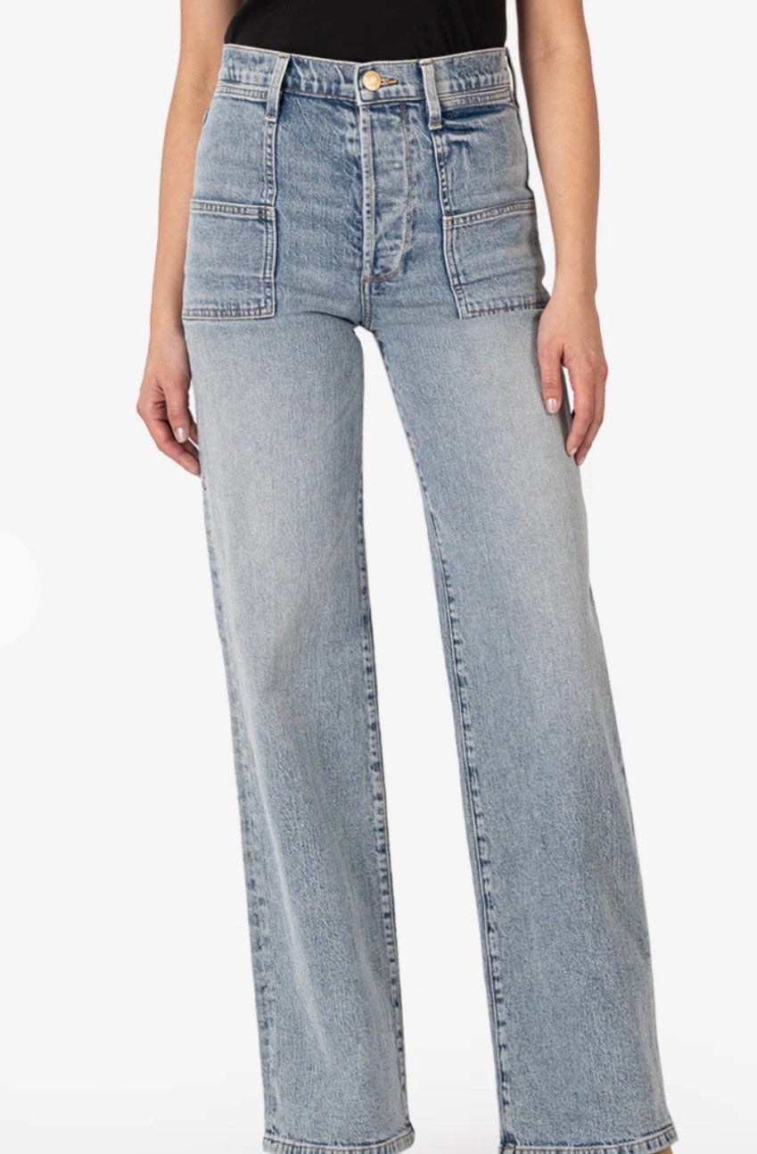 Sienna High Rise Wide Leg Jean