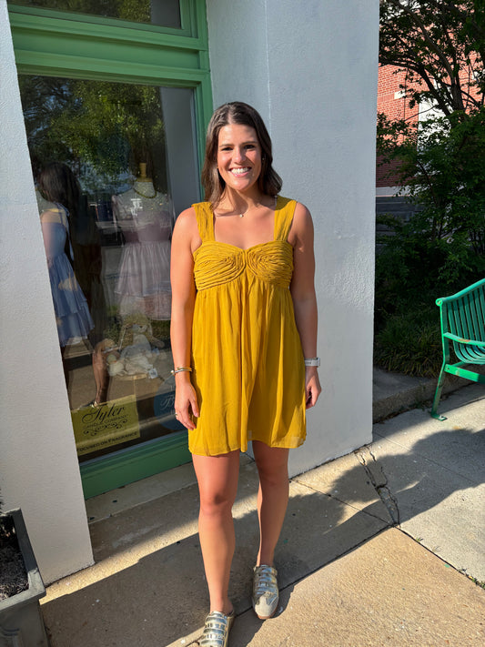 Golden Yellow Dress