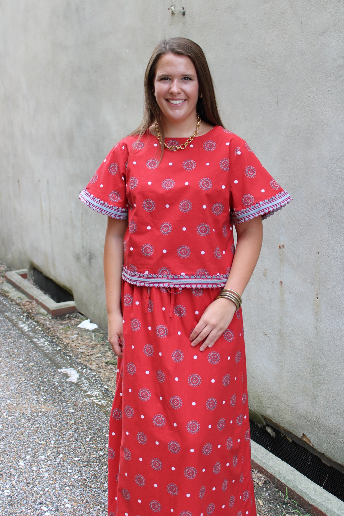Gameday Alabama Medallion | Skirt Set
