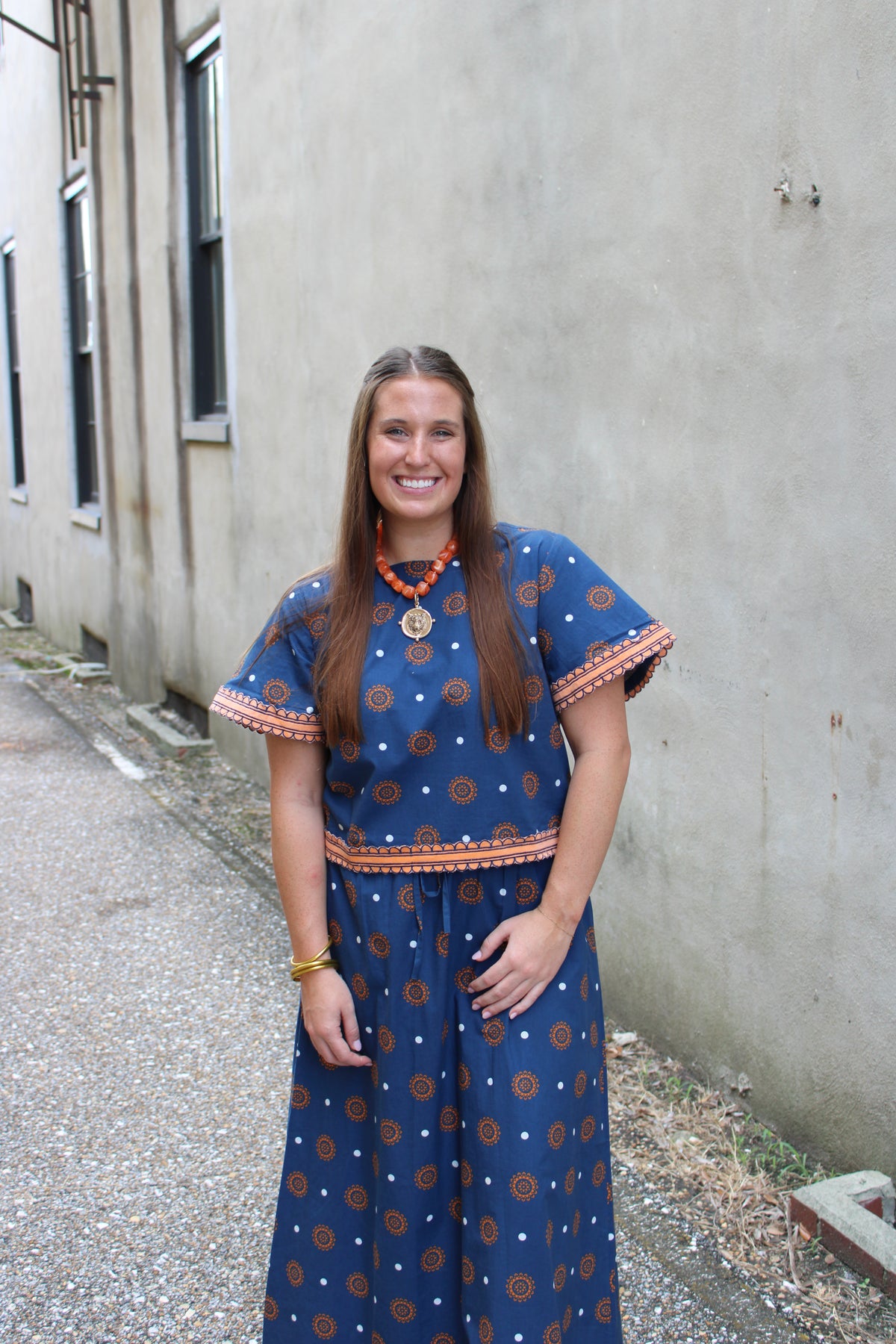 Gameday Auburn Medallion | Skirt Set