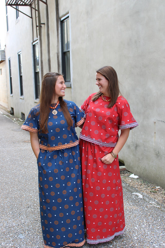 Gameday Alabama Medallion | Skirt Set
