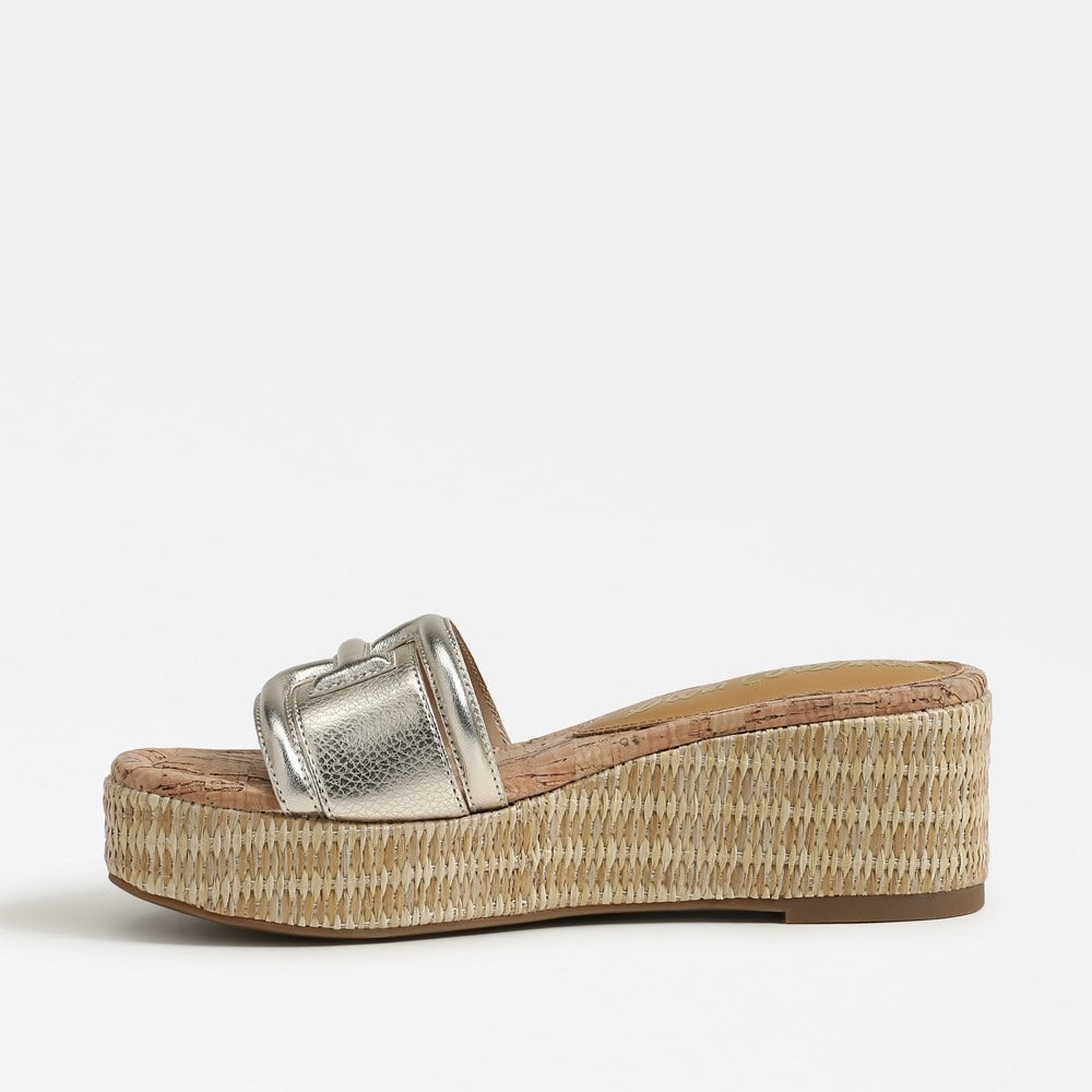 Pauleena Jute Metallic Espadrille Sandal