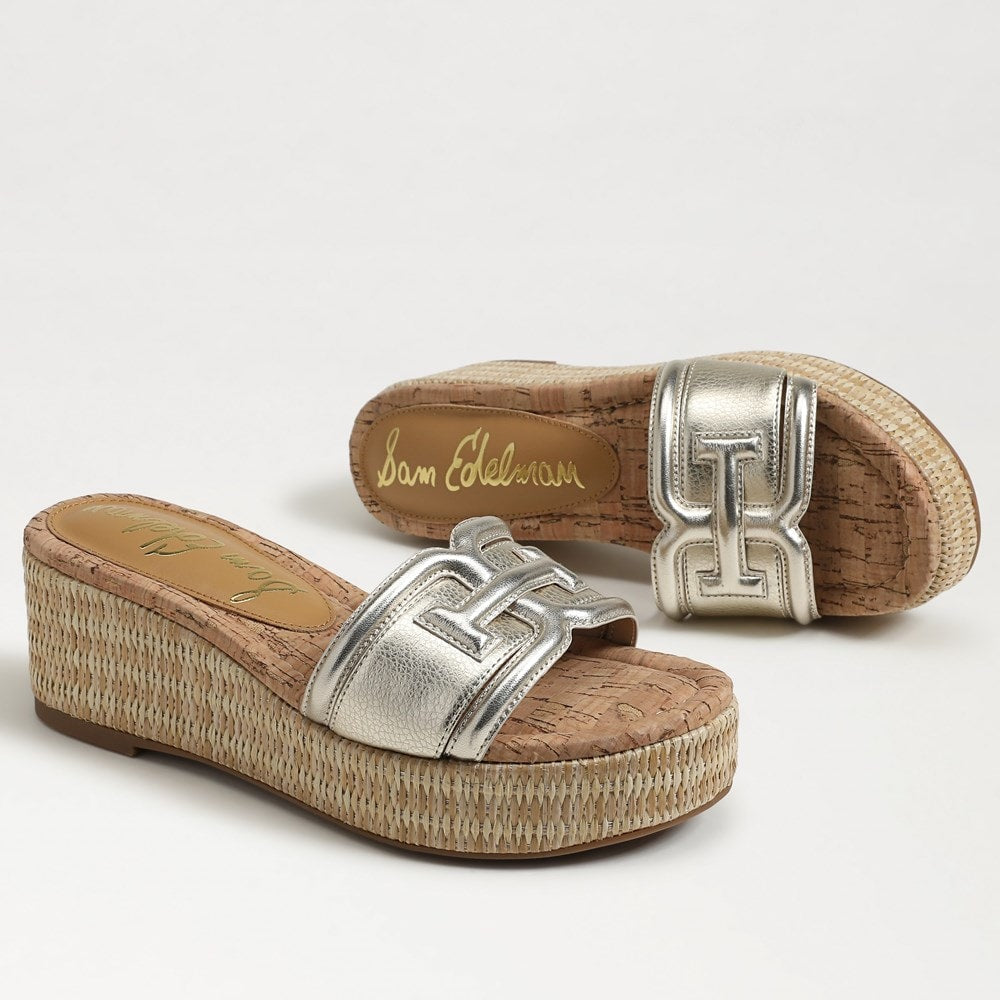 Pauleena Jute Metallic Espadrille Sandal