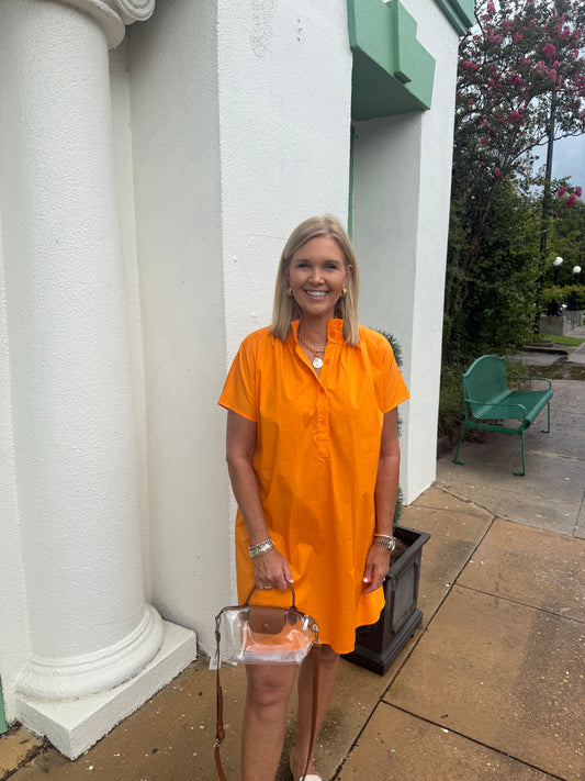 Emma Dress Orange