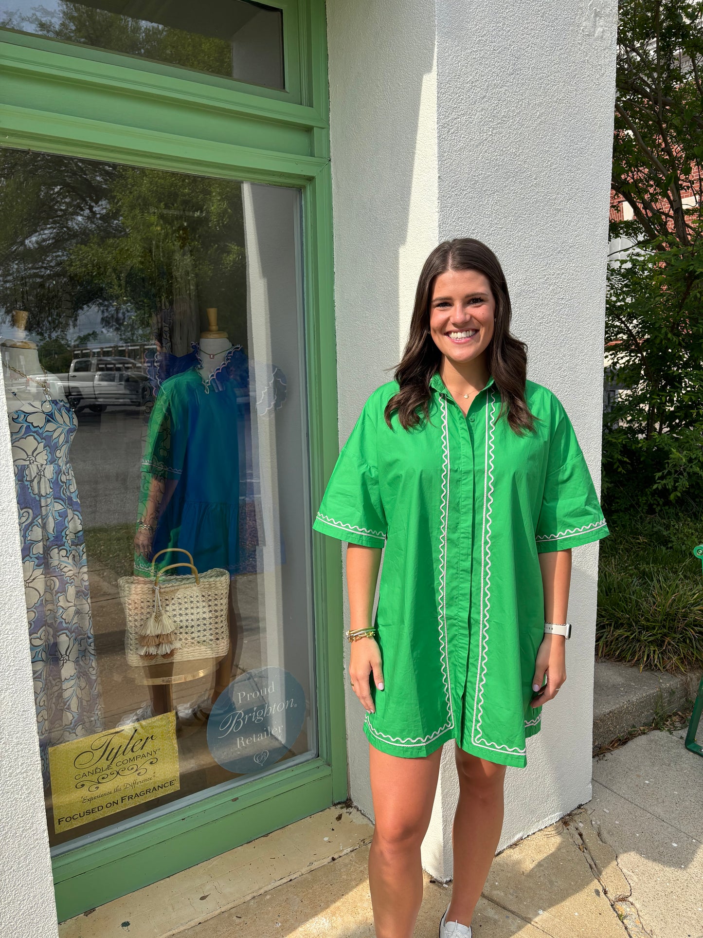 Shelby Dress Green