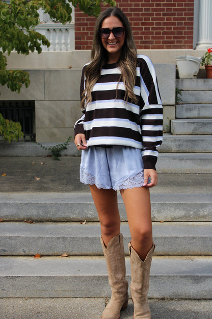 Striped Alma Pullover
