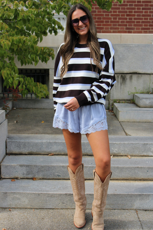 Striped Alma Pullover