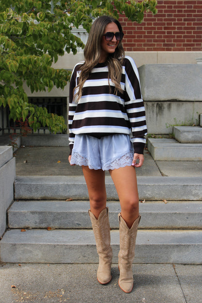 Striped Alma Pullover