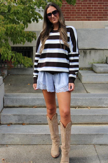 Striped Alma Pullover