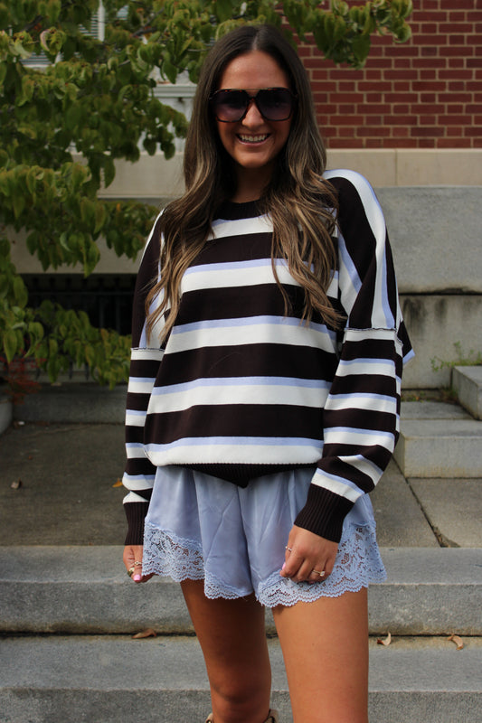 Striped Alma Pullover