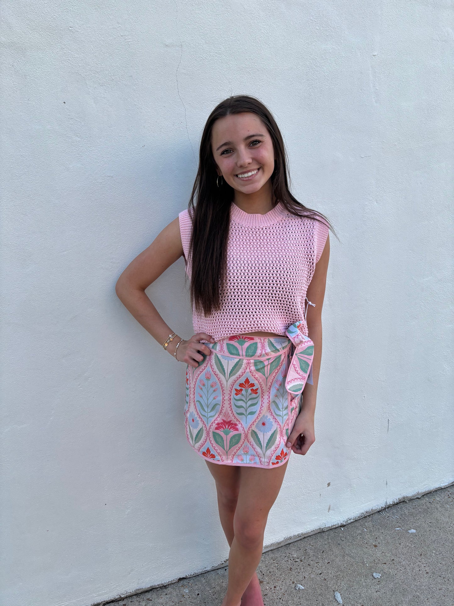 Tilly Skirt Petal Trellis
