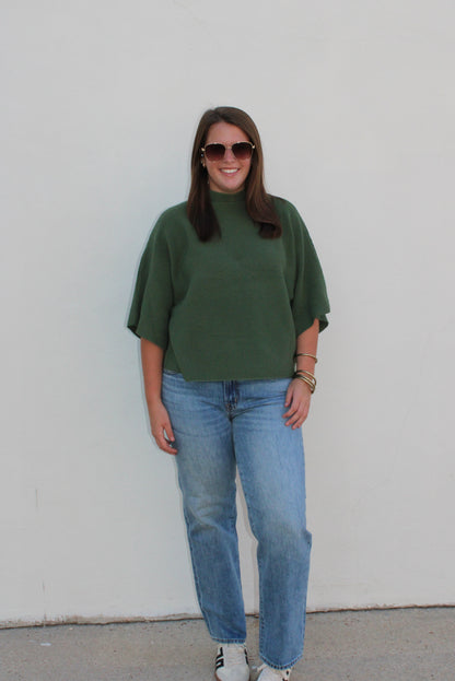 Olive Green Short Sleeve