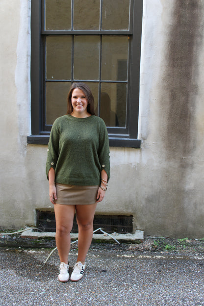 Melody Top Olive Jade