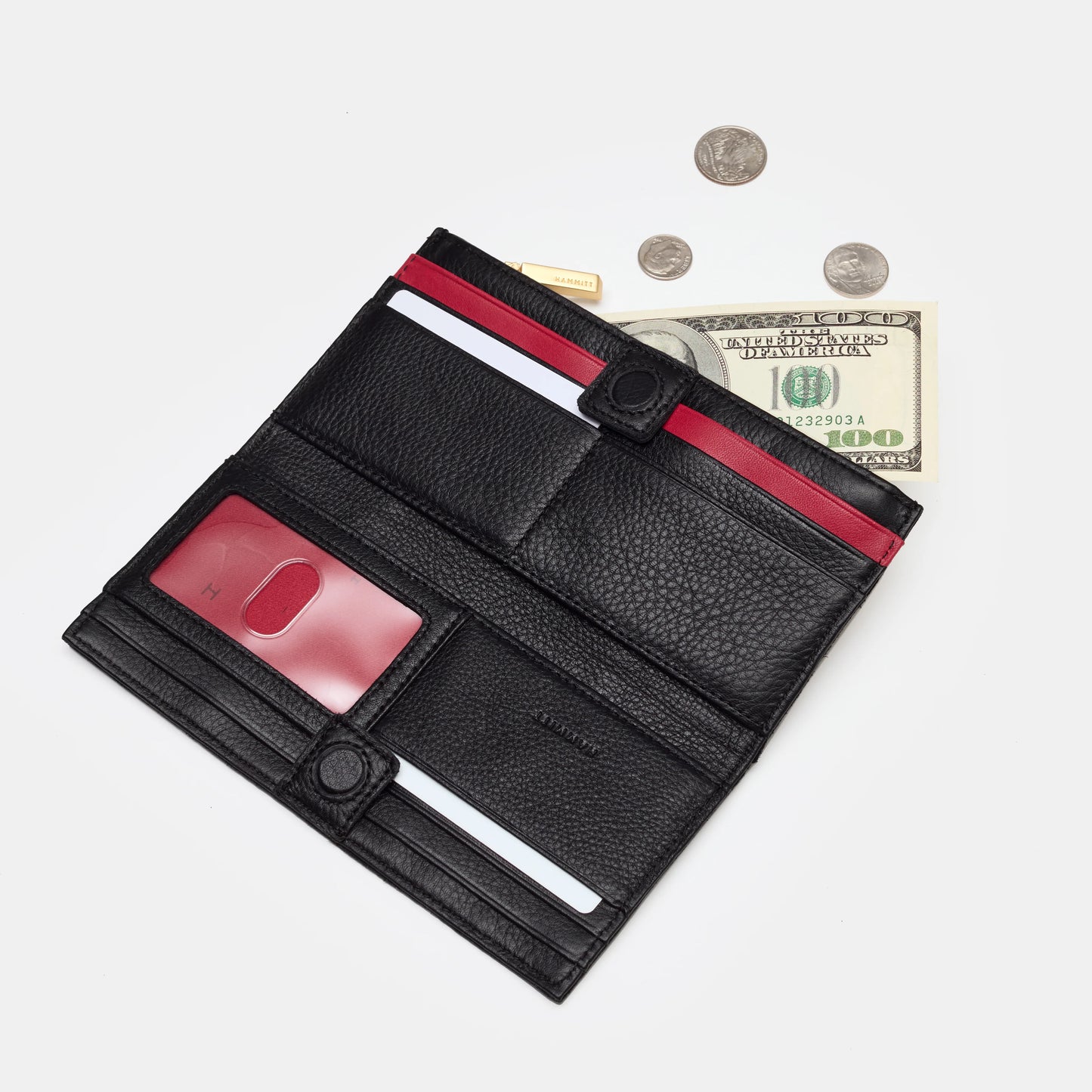 110 North Wallet in Black