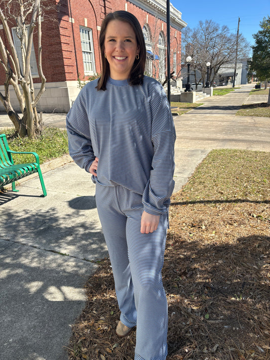 Striped Fleece set