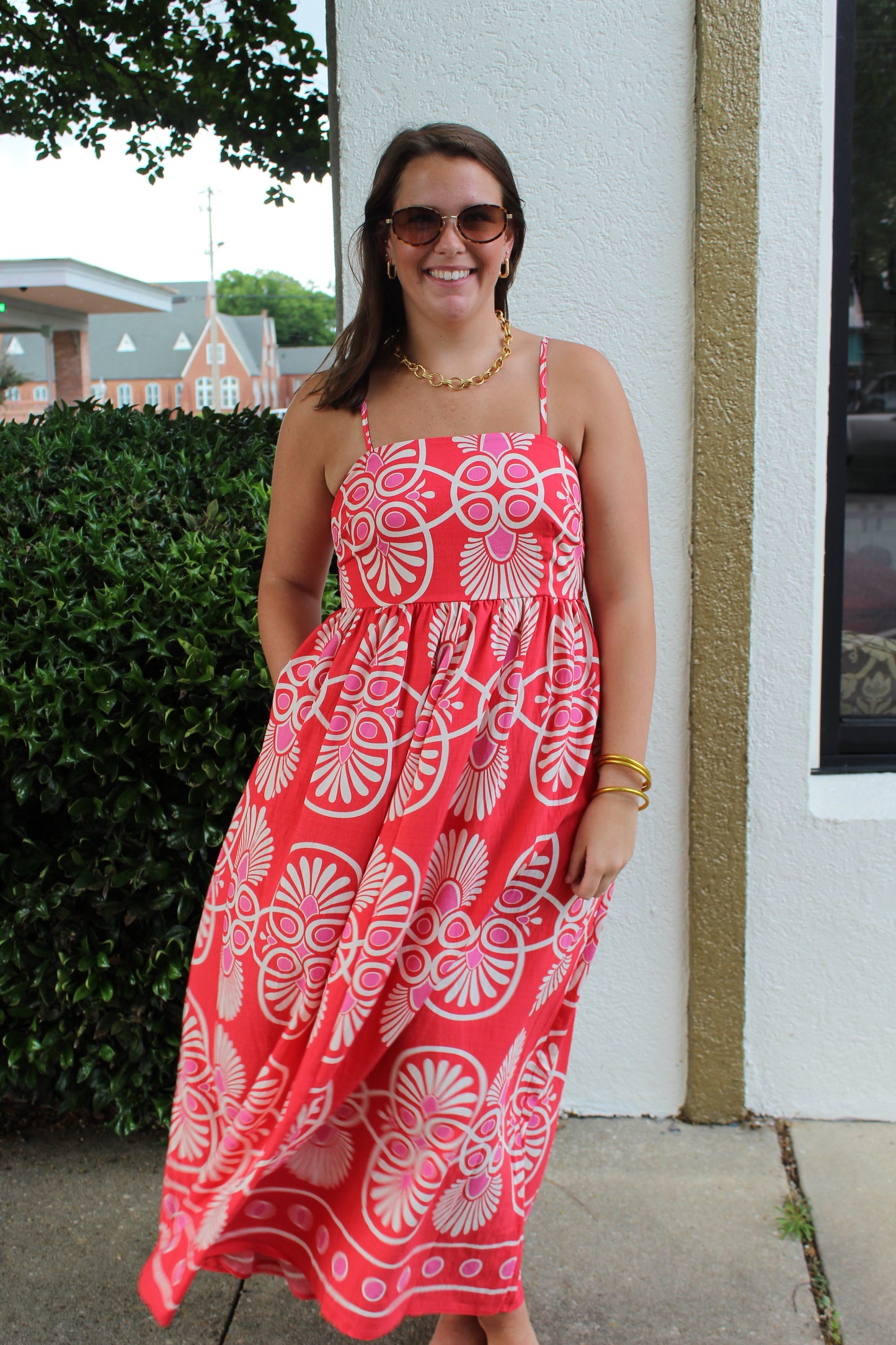 Festival Medallion Maxi Dress