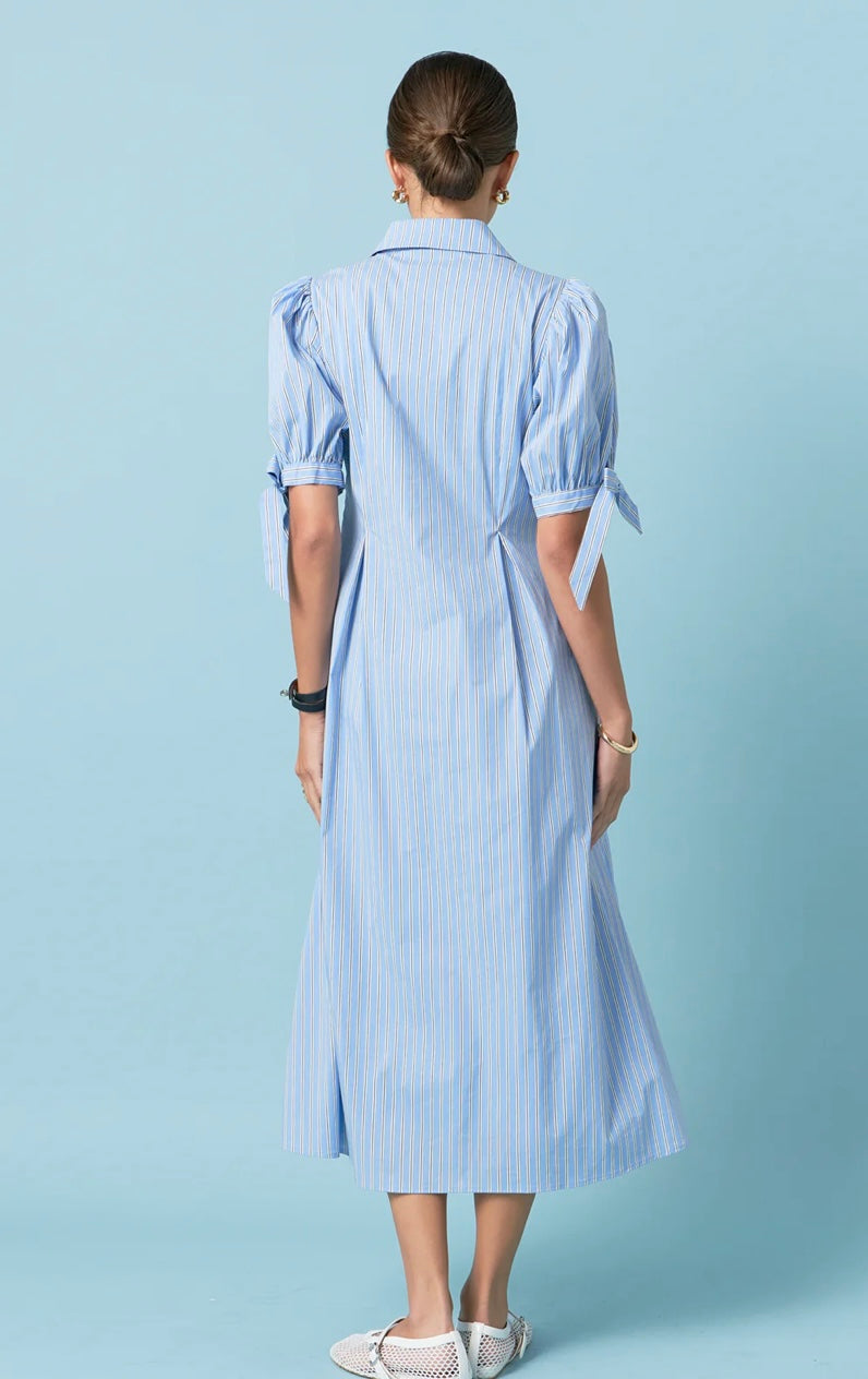 Godet Midi Dress