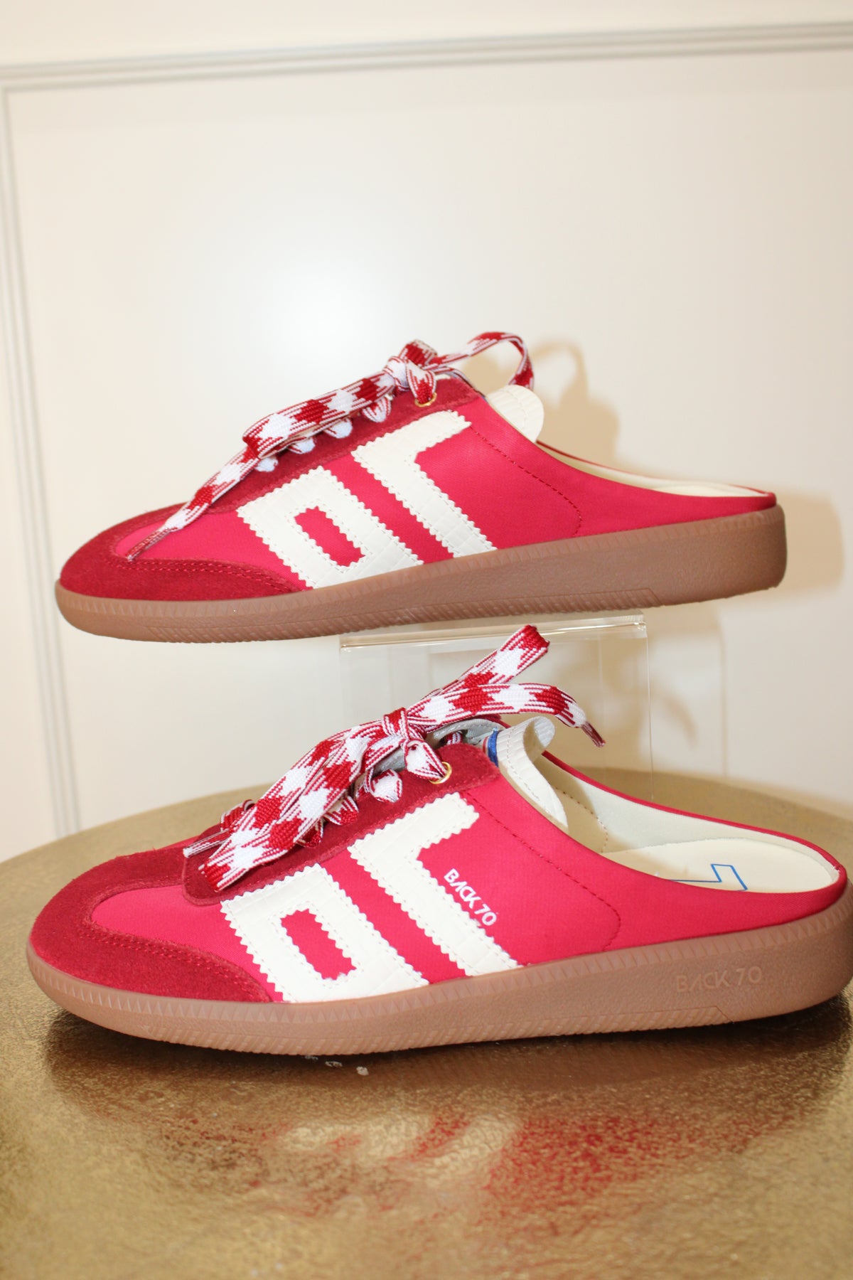 EASTER in RED MILK Backless Sneakers