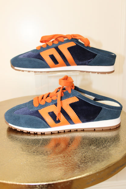 VENICE W26 in VELVET BLUE Backless Sneakers