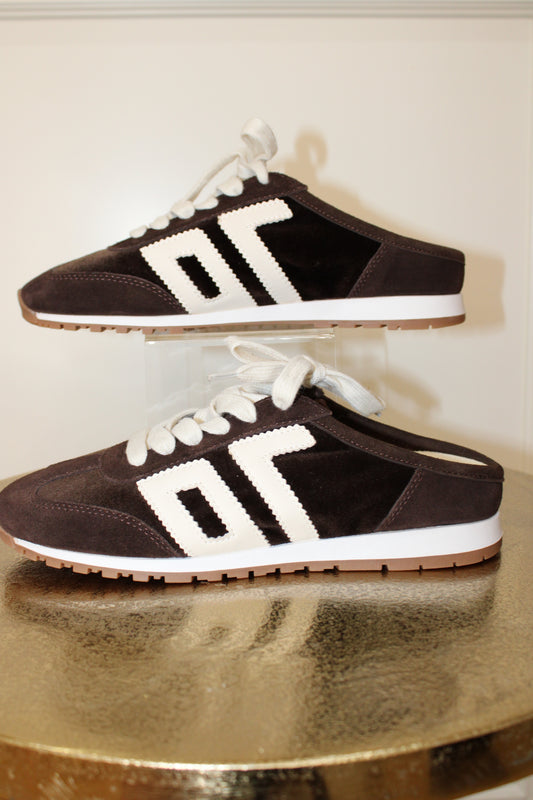 VENICE W26 in VELVET COFFEE Backless Sneakers