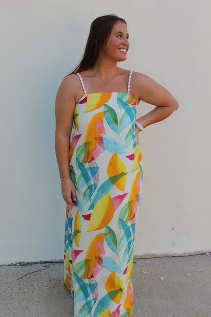 Multi Lemon Detailed Maxi