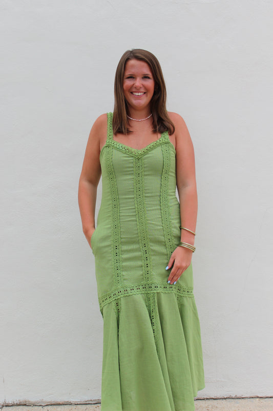 Bustier Smocked Dress