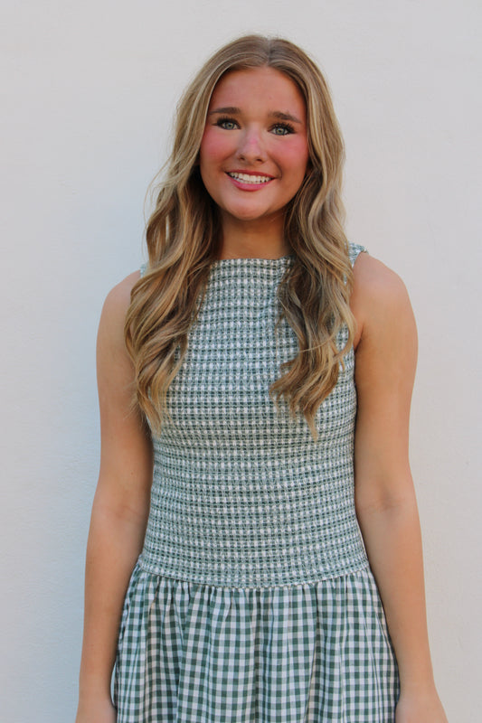 The Kendra Midi Dress - Green