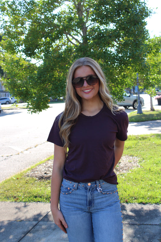 harley cotton boxy crewneck tee