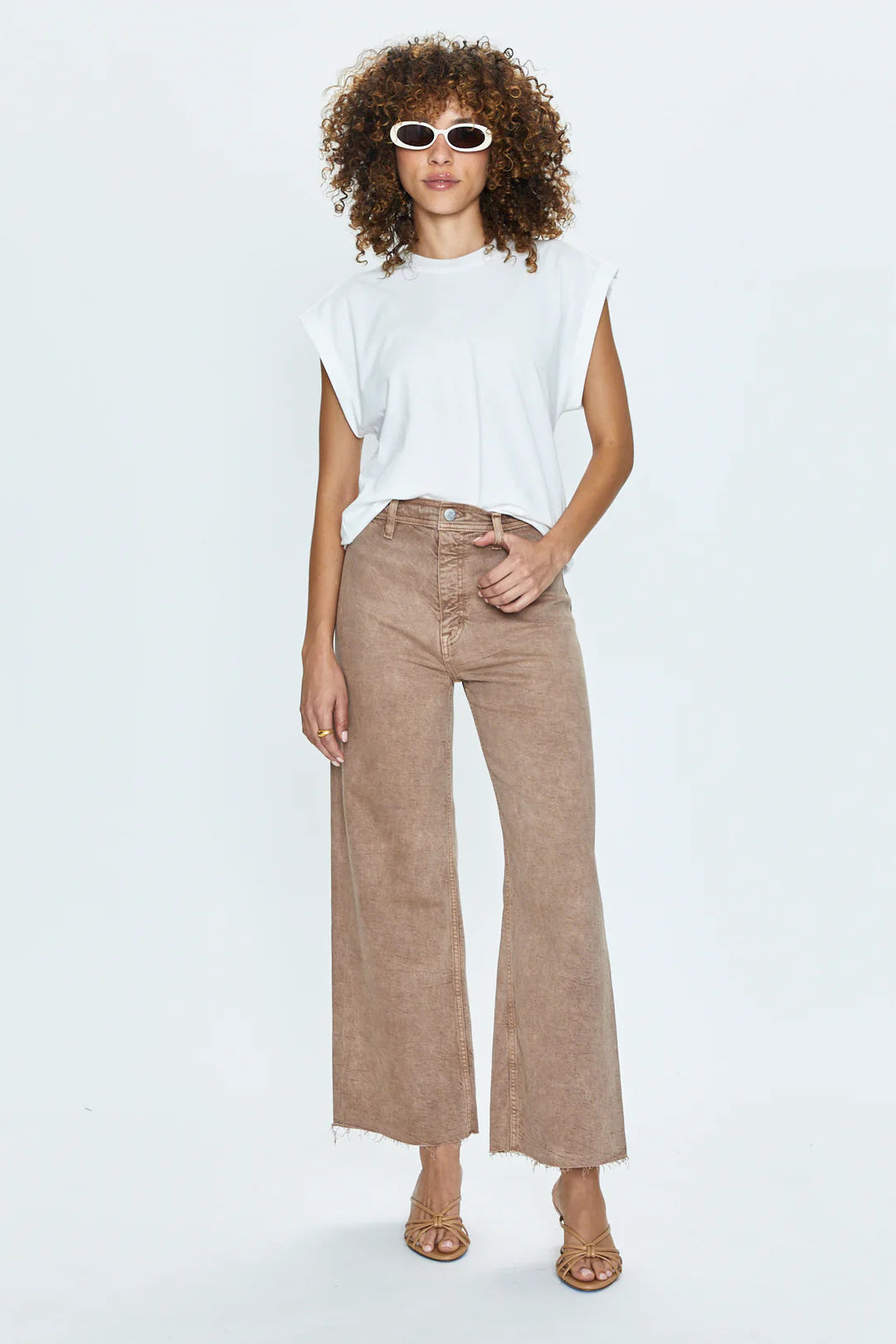 Pistola Penny Crop High Rise Wide Leg