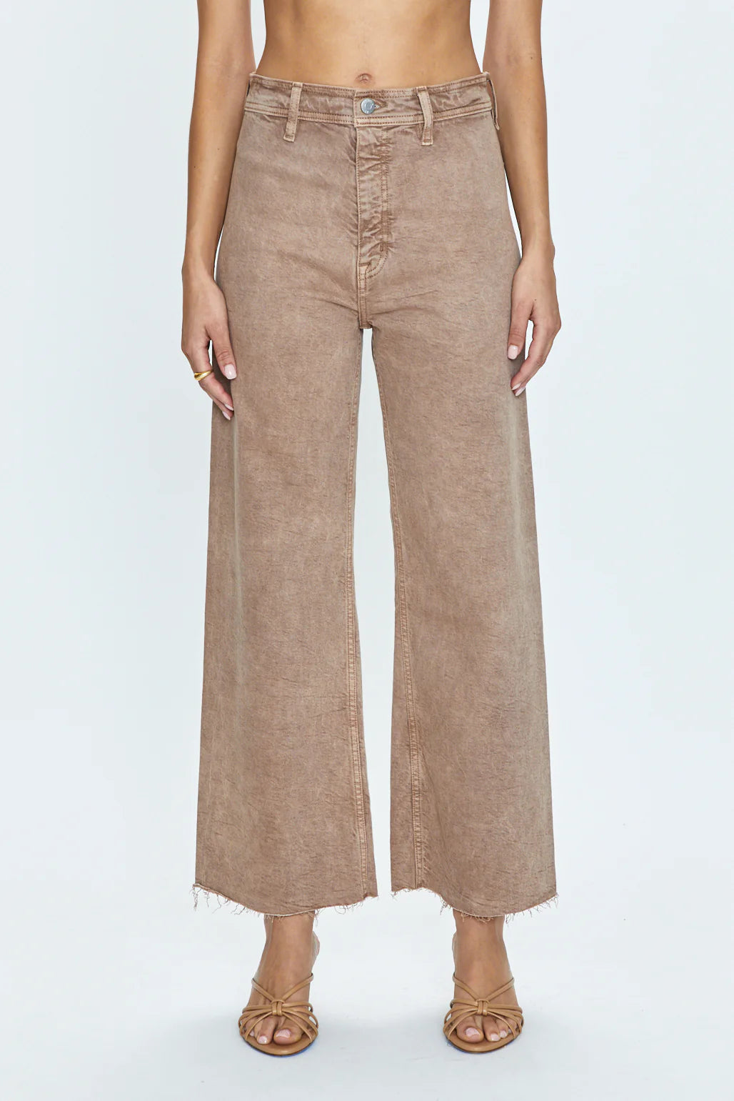 Pistola Penny Crop High Rise Wide Leg