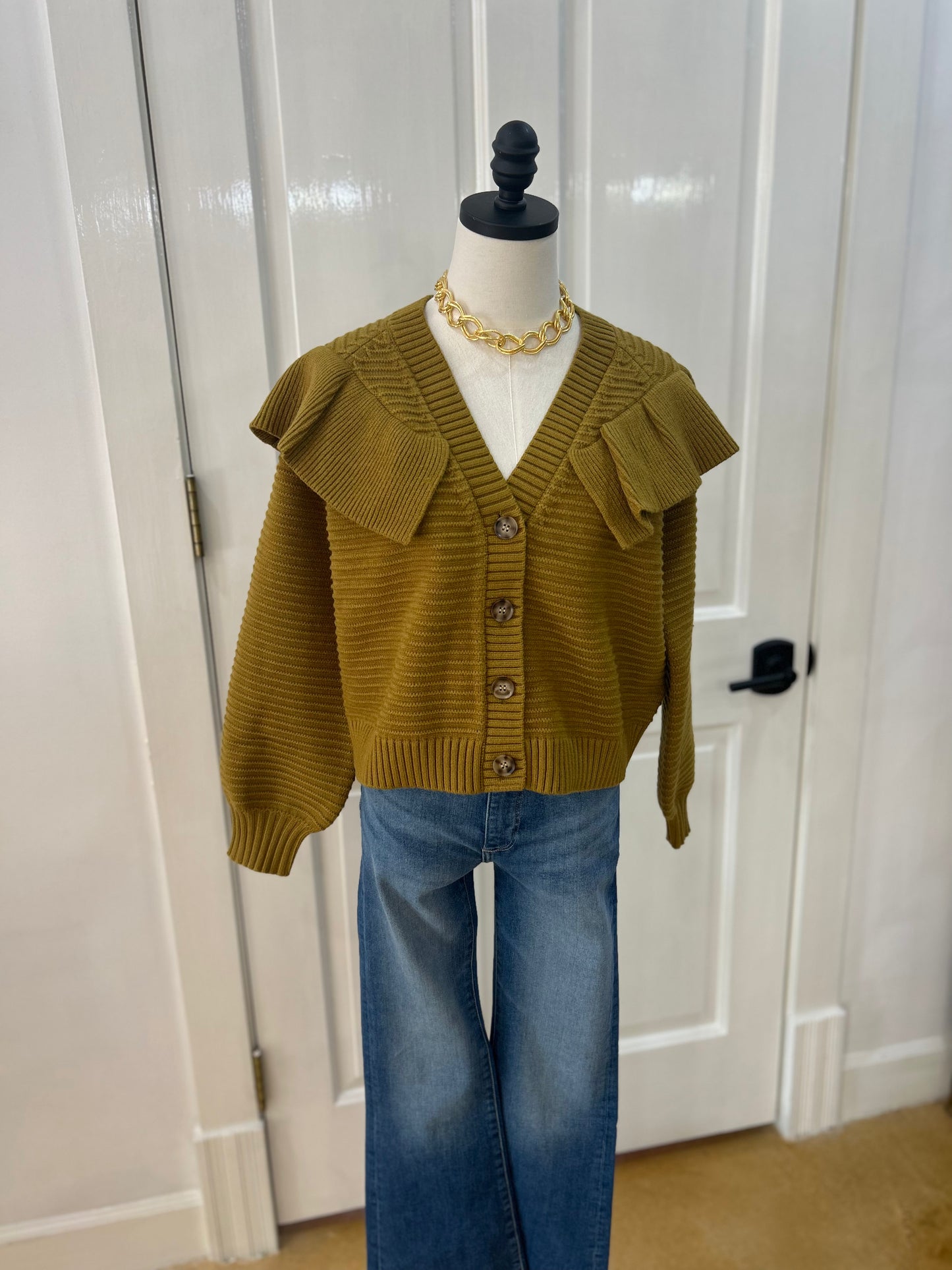 Crosby Karrington Cardigan Ochre