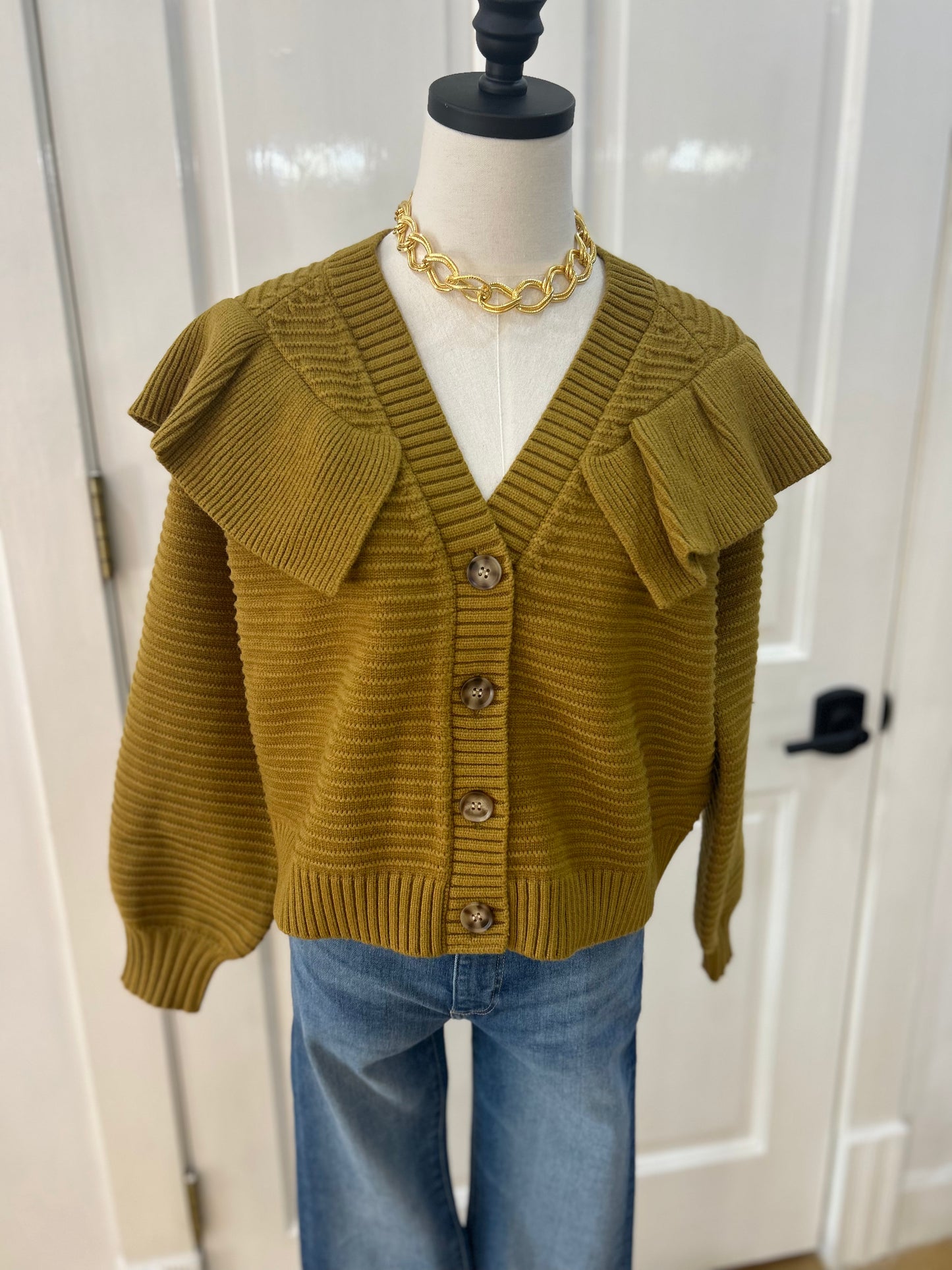 Crosby Karrington Cardigan Ochre