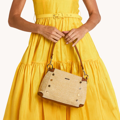 Bryant med Cocoa Raffia/Gold