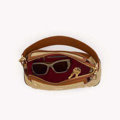 Bryant med Cocoa Raffia/Gold