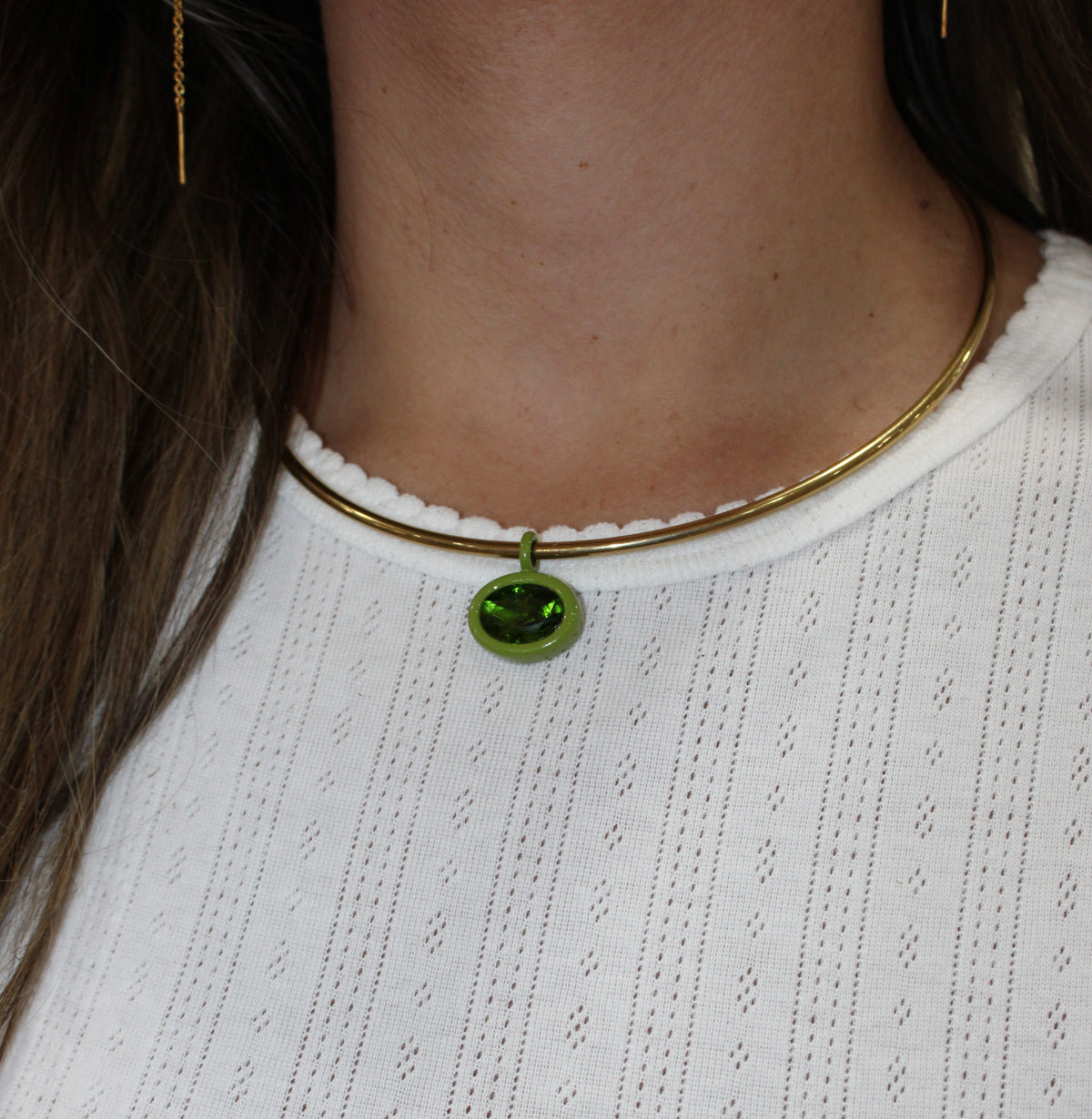 Gold Stone Necklace Hart Designs