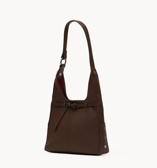 Tim Medium Belted Espresso/Gunmetal