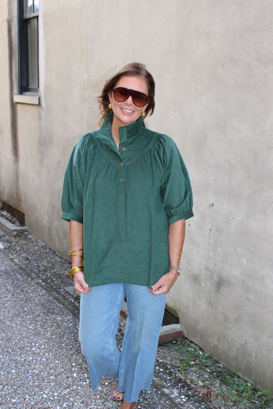 Avie Cord Fall Hunter Green