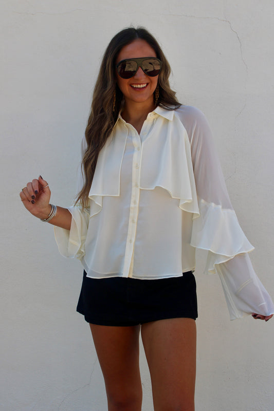 Wilfred Ruffle Top
