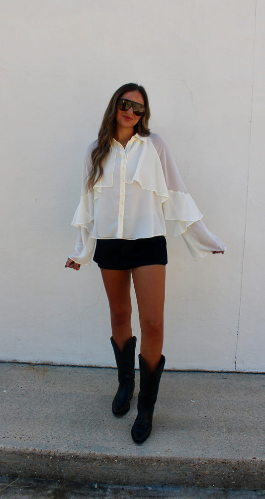 Wilfred Ruffle Top