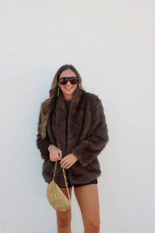 Chocolate Fur Jacket