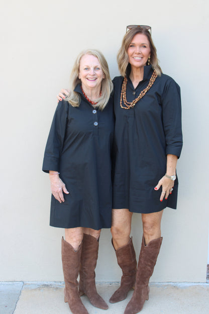 Arden Dress - Game Day Black